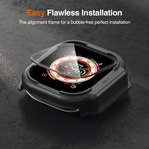 [3+1] LK 3 Pack for Apple Watch Ultra Screen Protector 49mm & Hard PC