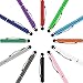 Stylus Pen, UROPHYLLA Stylus Pens for Touch Screens, 2 in 1 Capacitive Stylus Ballpoint Pen for iPad, Tablet, iPhone, Kindle, Samsung and Other Touch Screen Devices (Multicolor-12 Pack)