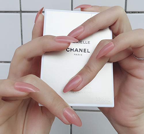 Simple Nude Nail Tips Stiletto False Nails for Girls - Thumbnail 5