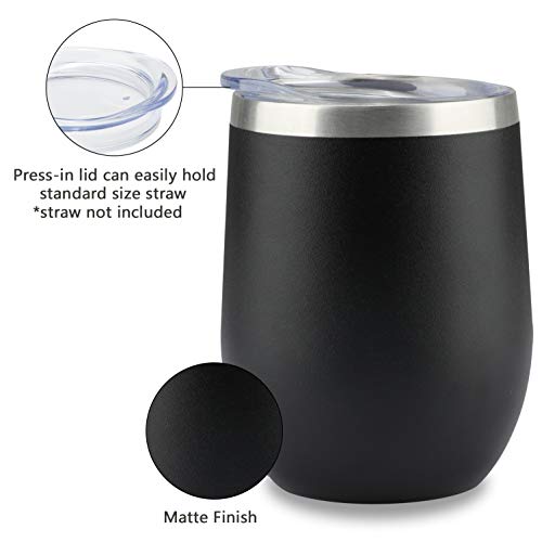 3 Tumbler+Insulated+Tumblers+Stainless+Stemless