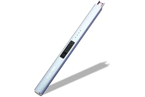 ARECTECH Lighter Electric Lighter Candle Lighter Rechargeable Type-C USB Lighter Plasma Arc Lighters for Candle Camping Kitchen Blue