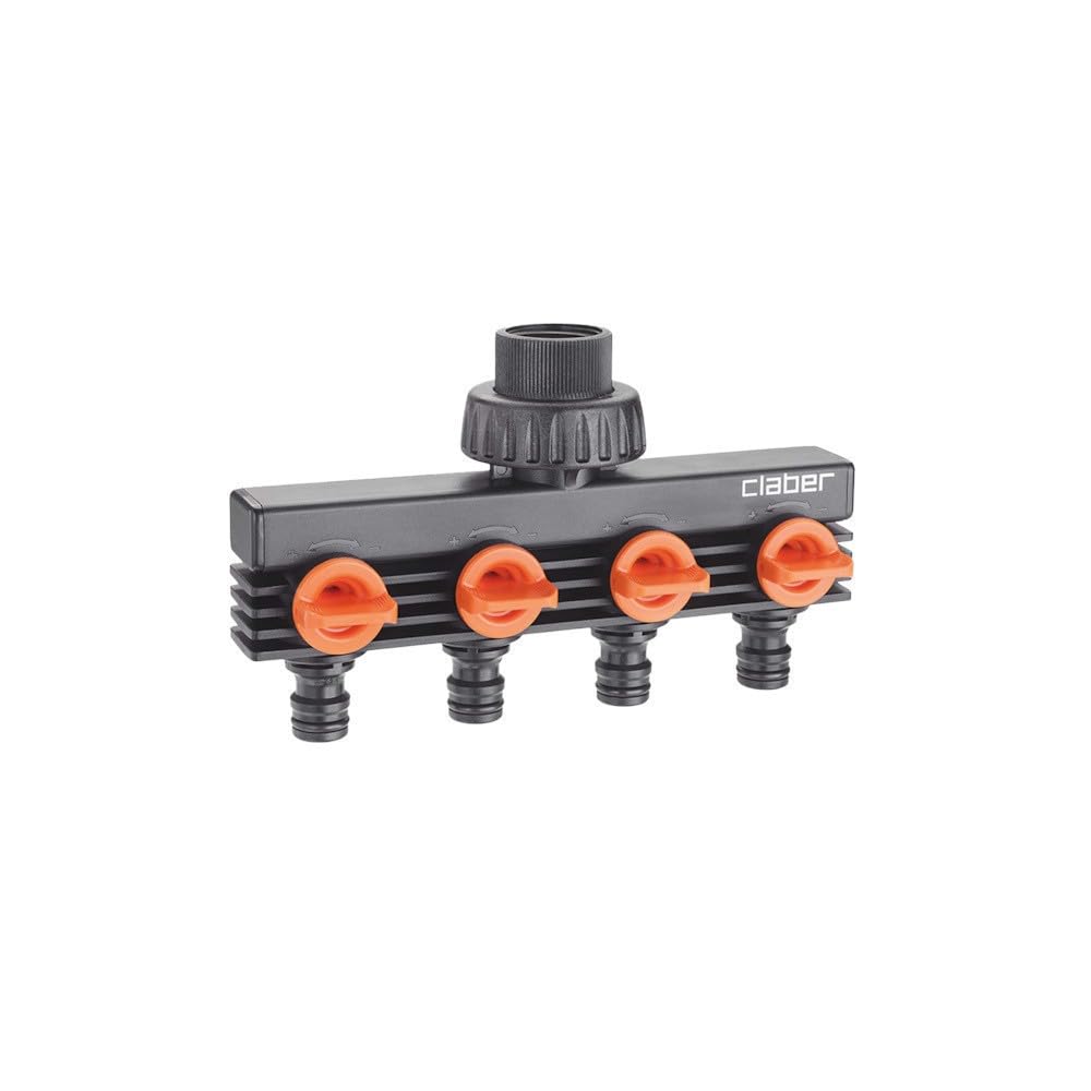 Claber 4 Way Adjustable Tap Manifold