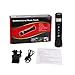 IDinspk 5 In 1 Portable LED Flashlight with Bluetooth Speaker USB Charger Power Bank 2200mAh Torch Bicycle Bluetooth Speakers Handsfree Microphone for Outdoor Activities(Black)