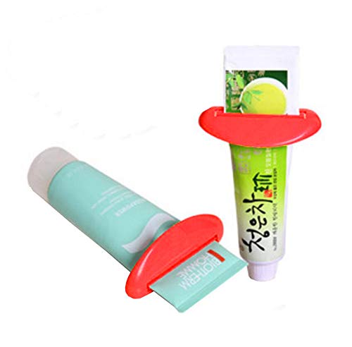 StyleZ 5X Plastic Tube Squeezer Toothpaste Dispenser Holder Rolling Bathroom Extract - Thumbnail 4