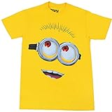 Despicable Me Minion Face Adult T-Shirt-XX-Large