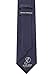 Scott Allan Collection Micro Dot Solid Color Ties for Men - Woven Necktie - Black