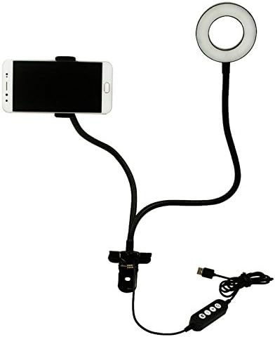 Selfie Ring Light with Clip Cell Phone Holder for Live Stream, Youtube,Facebook
