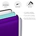 SLEO Nokia 8 Case Rubberized Hard PC Back Case Cover for Nokia 8 Phone - Purple