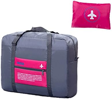 Travel Duffel Bag Waterproof Foldable With Zipper Large Capacity Space Saved