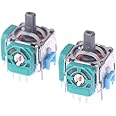 2pc 3D Analog Joystick Thumb Stick Replacement Repair Part Sensor Module Potentiometer for Sony PS5 Controller
