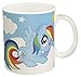 Zak Designs My Little Pony 11 oz. Ceramic Coffee Mug, Rainbow Dash
