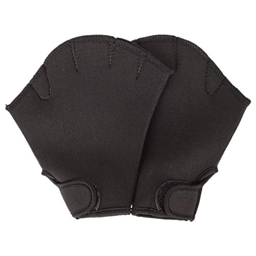1 Pair Swimming Hand Palm Fins Flippers Webbed Training Diving Durable Gloves Swim Gear - Thumbnail 5