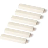 Cheerock 6-Pack Pure Bone Guitar Nut for Acoustic Guitar | blank uncut design, classical and electric compatible, banjo mandolin ukulele fit, easy to shape, repair replacement