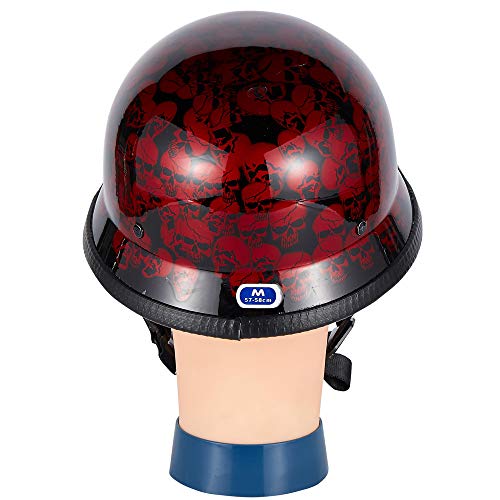 Dream Apparel Skateboard Adult Helmet, Motorcycle Helmet Burgundy