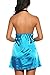Avidlove Women's Halter Satin Nightgown Lace Cup Mini Slip Nightie