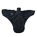 iEFiEL Mens Pouch Support Open Sheath Glove Thong Black