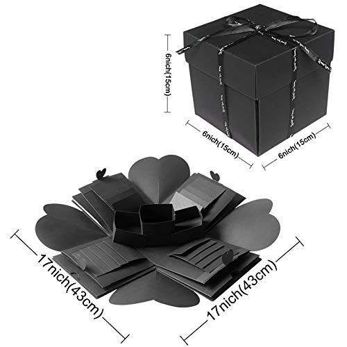 Explosion Gift Box Anniversary Box Picture Box Memory Box for Boy or Girl to Make Surprises and Store Presents.