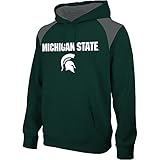 Michigan State Spartans Poly Hooded Sweatshirt Green