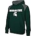 Michigan State Spartans Poly Hooded Sweatshirt Green