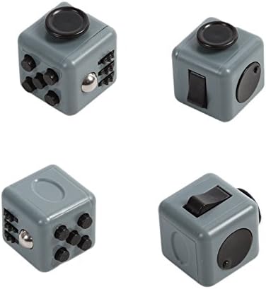 Fidget Cube Fidget Dice Fidget Toys - Relieves Stress &amp; Anxiety, Helps to Focus - Anti Anxiety ADD, ADHD, Autism Adult Children Kids Helps Focusing Fidget Toys [3D Figit] EDC Focus Toy