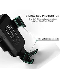 Panamalar   Soporte inalámbrico para coche con ventilación de ventilación, 7,5 W, compatible con iPhone XS XS Max XR X 8 8 Plus, 10 W para Samsung y otros dispositivos con QI