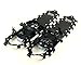 ALPS 14/17/21/25/30 Inch Lightweight Snowshoes for Women Men Youth, Light Weight Aluminum Alloy Terrain Snow Shoes with Free Carrying Tote Bag (Black, 30'')