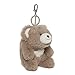 GUND Snuffles Teddy Bear Stuffed Animal Plush Keychain Taupe, 5