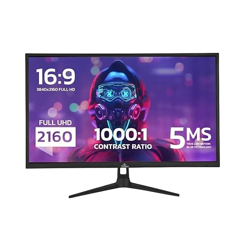 YEYIAN ODRAZ 27 inch IPS Panel HDR 4K UHD Slim Bezel PC Gaming Monitor 3840x2160, 1 Billion Colors, 99% sRGB, 300cd/m2, 1000:1, 60Hz 5ms, 16:9, 178°, G-Sync, FreeSync, DP/HDMI/USB, Speakers, VESA