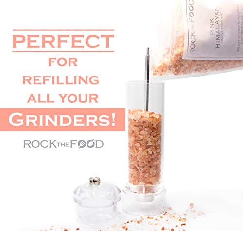 Rock The Food | Pink Himalayan Salt Bulk, 2.2 lb. Bag | Coarse Grain Salt | Suitable as Table Salt in Grinders or Spice… - Image 4