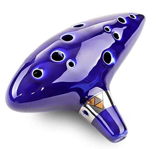 image for Ocarina, HFF 12 Hole Alto C Legend of Zelda Ocarina with Display Stand