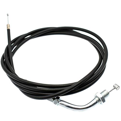 Royitay 7/8 Inch 22mm Twist Throttle Accelerator Handle Grips and 75" Long Throttle Cable With ON OFF Switch Set for 33cc 43cc 49cc Zooma Stand Up Gas Scooter