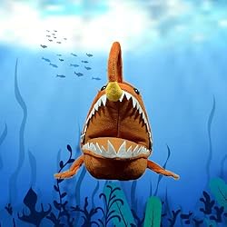 Tiny Heart Simulation Anglerfish Soft Stuffed Plush