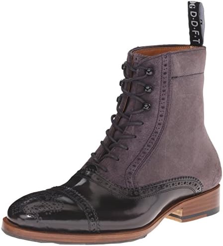 John Fluevog Women's Hartford Boot, Purple, 6.5 M US