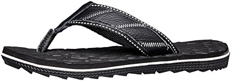 JIANJIANJIAO Men's Casual Leather Sandals Flip Flop