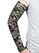 Mudder 8 Pairs Unisex UV Protection Arm Cooling Sleeves Ice Silk Arm Cover (White Black Grey Camouflage)