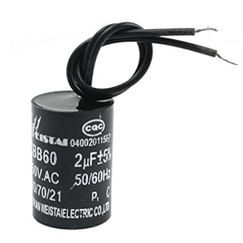 DealMux CBB60 2uF 5% Wired capacitancia Motor Estrella-up ...