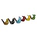 INNODEPT12 Clay Bird Water Whistles Warbler Song Ceramic Chirps Baby Bathtime Fantasy Gifts Set of 6 (Colorful Bird Set of 6)