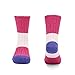 Girls Wool Socks Kids Fashion Color Block Soft Seamless Warm Crew Socks 6 Pack
