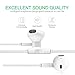 Certified iTech Gadgets Headphones [3 Pack] Earphones with Microphone Premium Earbuds Stereo and Noise Isolating Headset for Apple iPhone iPod iPad Samsung Galaxy LG HTC Other 3.5MM Devices (White)