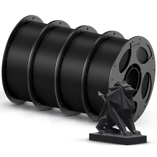 ANYCUBIC PETG Filament 1,75mm, Hohe Zähigkeit, Hoher Glanz, 4KG Schwarz