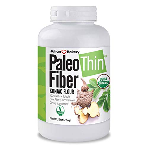 Paleo Thinรยฎ Fiber USDA Organic Glucomannan Powder (8 oz) 114 Servings Paleo Thinรยฎ Fiber USDA Organic Glucomannan Powder (8 oz) 114 Servings