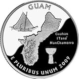 US 2009 D MINT GUAM QUARTER COIN UNC