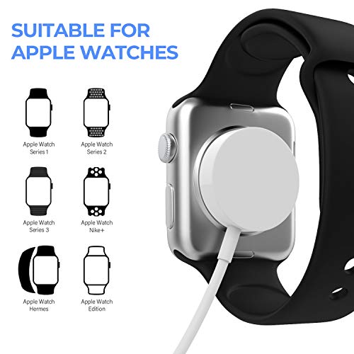 Compatible with iWatch Apple Watch Charger for Series 4/3/2/1 -Newest Smart Watch Charger Magnetic Charging Cord