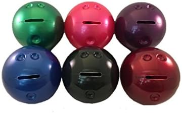 Small Bowling Ball Bank Assorted Colors - 6 Pack