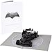 DC Comics Batman Batmobile Pop-Up Greeting Card for Men, All Occasions - Blank Inside - Valentine's Day, Birthday, Christmas, Holiday, Father's Day, Anniversary, Love - Gift for Father, Husband, Dad - 5 x 7 inches