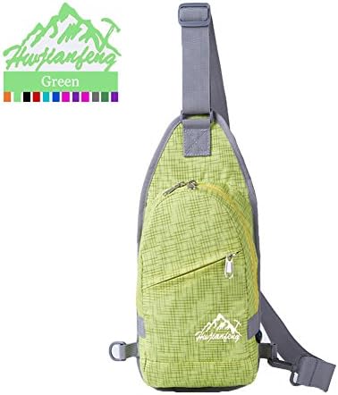 SAMI STUDIO Sling Bag Waterproof Sport Chest Pouch Gym Fanny Backpack Shoulder Crossbody Single Shoulder Bag