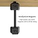 IronMount Gun Magnet Mount | 35 Lb Rated Double-Sided Magnetism | Adhesive Magnets Rubber Coated Magnetic Gun Mount & Holster | Concealed Holder for Car, Handgun, Pistol, Shotgun, Rifle (2 Pack)