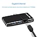 Rocketek USB 3.0 Hub Multiport Adapter, 6 in 1 Docking Station with 4K HDMI, Gigabit Ethernet, SD/Micro SD Card Slots and 2 USB 3.0 Ports for Microsoft Surface Pro 4