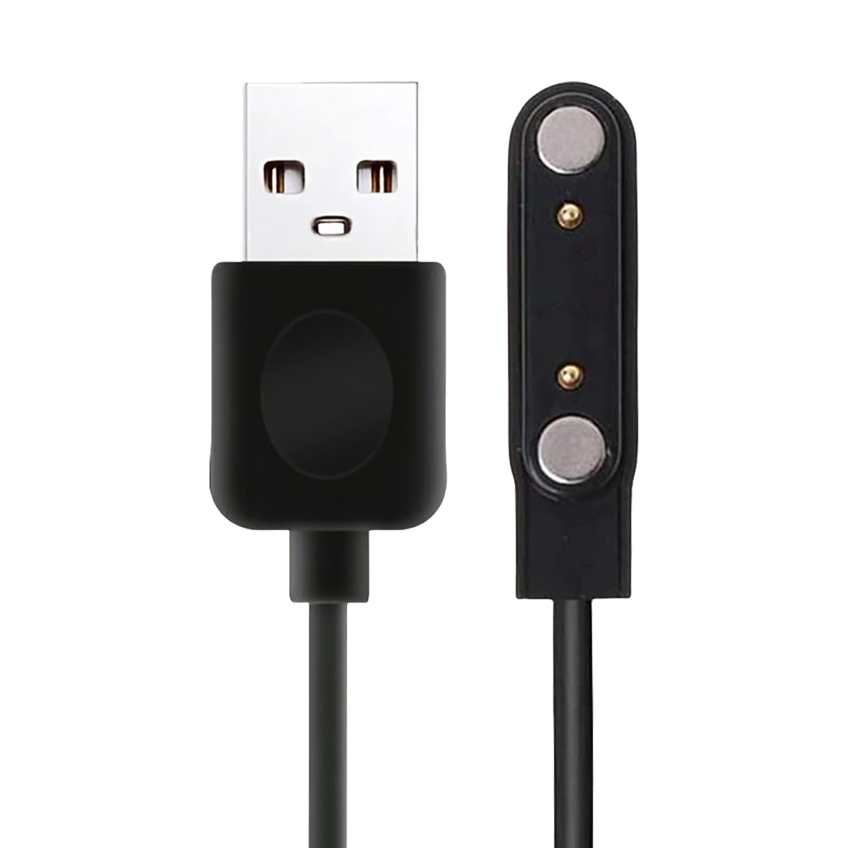 BaiWeiDun Smart Watch Charger Cable, Magnetic SmartWatch Accessories Charger Cable 2 Pin Cord, Charger Contact pin spacing 7.62 mm for Smart Watch, Fitness Tracker