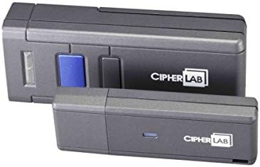 CipherLab A1660SGKT0001 1660 Series IOS and Android Compatible Pocket-Size Bluetooth Linear Imaging CCD Scanner, 2 AAA Batteries, Scan master Software, Replaces S1660SGKT0001, Grey